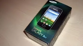 Распаковка Samsung Galaxy Ace