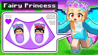 OMZ Girl is the FAIRY PRINCESS and PREGNAN with TWINS in Minecraft! - Parody Story(Roxy and Lily)