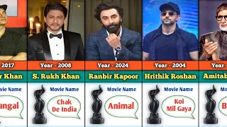 Filmfare Award Winners List For Best Actor 1954 - 2024