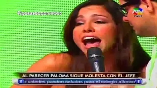 COMBATE: Paloma se Molesta con el Jefe en Portugues 18/07/13