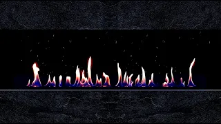 Modern Fireplace  4K 🔥 ( 10 HOURS ) 🔥 with Crackling Fire Sounds (NO MUSIC)