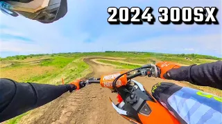 First Ride + Review On A 2024 Ktm 300sx Fuel Injected 2 Stroke!!