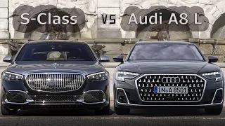 Эталон роскоши и комфорта! Сравниваем Mercedes-Maybach S-Class 2022 vs Audi A8 L 2022 !!!