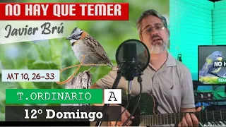 No Hay que Temer - Javier Brú | 12° Domingo del T. Ordinario A | Mt 10, 26-33