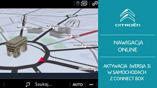 Aktywacja nawigacji online w samochodach z Connect Box (v3)
