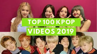 TOP 100 most-watched videos of Kpop artist 2019 ● October week 4