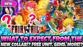 *WHAT TO EXPECT FROM THE NEW COLLAB!?* GEM LOGIN? FREE UNIT? FREE MULTIS!? EVENTS? (7DS Grand Cross)