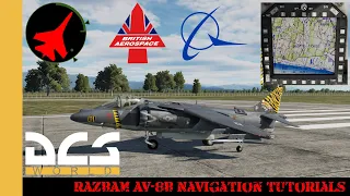 RAZBAM AV-8B Navigation Tutorials | DCS | DCS World | Digital Combat Simulator