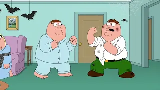 Joke's on you, it's empty | Real Peter vs Hologram Peter fight Season 21 Episode #familyguy