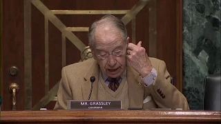 Secretary of Health and Human Services Alex Azar testifies before the Senate Finance Committee