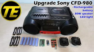 Upgrade Sony CFD-980