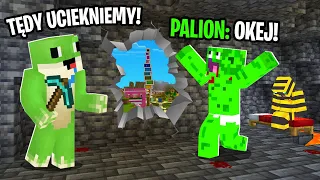 Zbudowałem TUNEL KTÓRYM PALION UCIEKNIE z PIEKŁA w Minecraft!