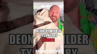 DEONTAY WILDER & TYSON FURY REUNITE FIRST TIME SINCE EPIC TRILOGY & HUG IT OUT AT PAUL VS. FURY