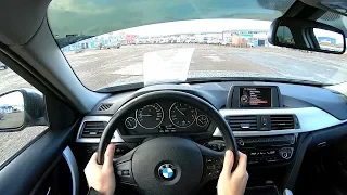 2015 BMW 318i 1.5L (136) POV TEST DRIVE