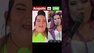 Netta toy Acapella versus Live | Nzile-AUTOTUNE | #music #viral #shorts