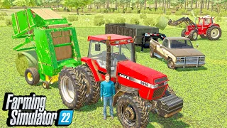 I Spend 24Hr Running My Family Farm? | Farming Simulator 22