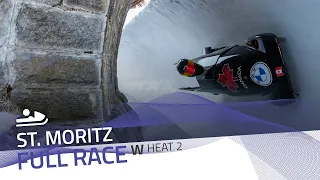 St. Moritz | Women's Monobob World Series Heat 2 | IBSF Official