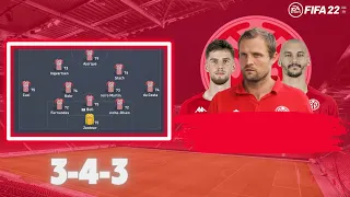 Recreate Bo Svensson‘s 3-4-3 Mainz Tactics in FIFA 22 (works on FIFA 23)