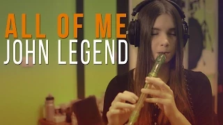 John Legend - All of me (recorder cover)