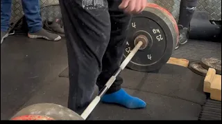 Week 12 Deadlifting 300kg stiff bar 5 reps 17/04/24