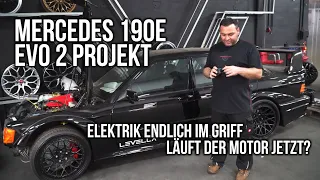 LEVELLA | Mercedes 190E EVO 2 Projekt | Elektrik endlich im Griff - Läuft der Motor jetzt?