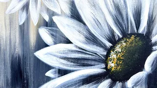 How to Paint Daisies | Absolute Beginners | Real-Time Tutorial