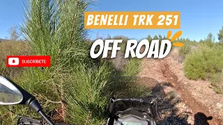 COMO ES LA BENELLI TRK 251 POR OFF ROAD