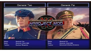 C&C Generals Zero Hour NProject - Challenge Tao vs Fai