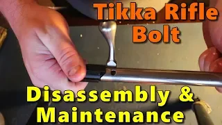 Tikka T3/T3X Rifle Bolt Disassembly & Maintenance