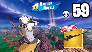 59 Elimination Kakashi Solo vs Squads WINS Full Gameplay (Fortnite Chapter 5 Season 2)!