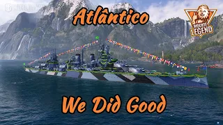 World of Warships | Atlantico We Did Good | Wookie Legend