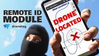 FAA Approved Drone REMOTE ID Module!  - DroneTag Mini add on Module