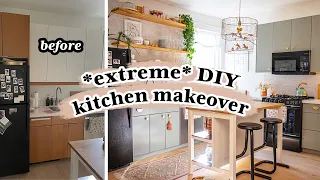 DIY Kitchen Renovation On A Budget | We Renovated Our *ENTIRE* Rental Kitchen | My Rental Reno S3 E9