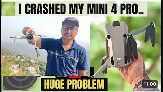 My First DRONE - Fly and *Crash* Experience 🔥 DJI MINI 4 pro signal failure at 120m & crashed