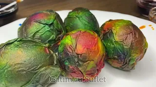 Vopsim ouăle de Paști mai diferit😉Ouăle cu culoare cosmică se manîncă primele🔥. Easter Eggs👍