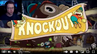 Dantdm react to fake knockout in Cuphead dlc