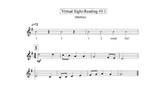 Virtual Sight Reading Level 3.1 (Mallets)