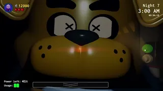 Lego FNAF 4/20 + Aggressive + Lights-out Skin + Golden Freddy