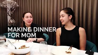 #JustJuliaCooks: Making Dinner for Mom | Julia Barretto