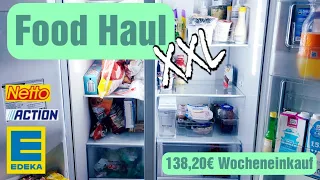 Food Haul XXL | Wocheneinkauf 5 Personen + Katzen | #Netto #Edeka #actiondeutschland