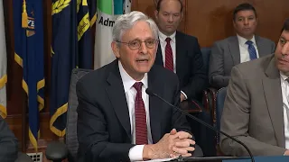 WATCH: Garland hails violent crime decline, but warns about growing threats to public officials