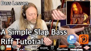 A Simple Slap Bass Riff Tutorial