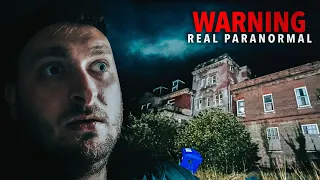 TERRIFYING NIGHT ALONE IN THE MANSION OF DEATH (REAL PARANORMAL)