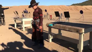 Winter Range 2016 - Top 16 Shootout - Cowboy Action Shooting- Sassy Dancer and Tillie Dyes