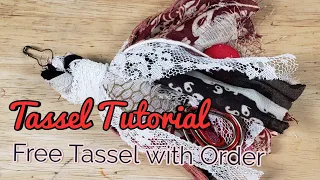 Mini Boho Tassel Tutorial | Also Free Tassel with Every Order Today