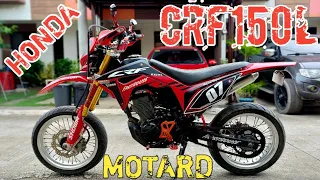 Honda CRF150L Motard Set up | Review | Tagalog #crf150l