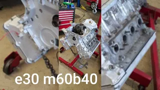 bmw e30 m60b40 engine rebuild drift car iceland #iceland #bww #e30