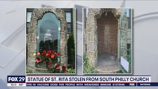 Statue stolen from National Shrine of St. Rita of Cascia in South Philadelphia