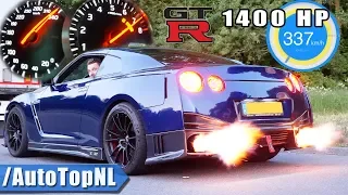 1400HP NISSAN GTR Total Car Concept *337km/h* ACCELERATION & FLAMES by AutoTopNL