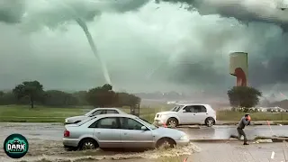 10 Scary Natural Disasters Caught On Camera That People Didn't See Coming!